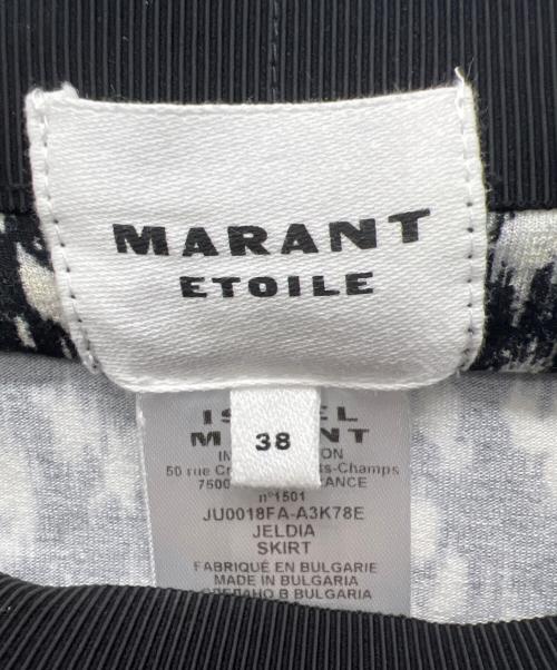 MARANT ETOILE（マランエトワール）MARANT ETOILE (マランエトワール) タイトスカート ブラック×ホワイト サイズ:38の古着・服飾アイテム