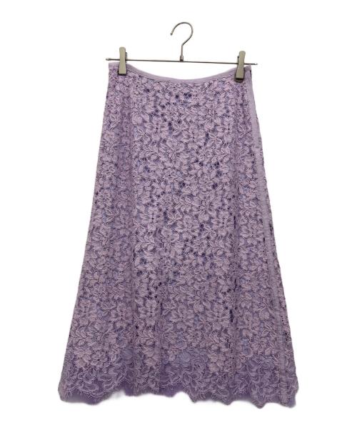 ADORE（アドーア）ADORE (アドーア) レースセットアップ パープル サイズ:38の古着・服飾アイテム