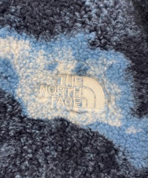 THE NORTH FACE（ザ ノース フェイス）THE NORTH FACE (ザ ノース フェイス) Supreme (シュプリーム) Bleached Denim Print Fleece Jacket インディゴ サイズ:Lの古着・服飾アイテム