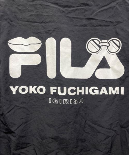 FILA（フィラ）FILA (フィラ) YOKO FUCHIGAMI (ヨーコフチガミ) ナイロンジャケット ブラック サイズ:Mの古着・服飾アイテム