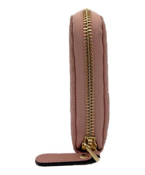 GUCCI（グッチ）GUCCI (グッチ) ラウンドファスナーウォレット ピンクの古着・服飾アイテム
