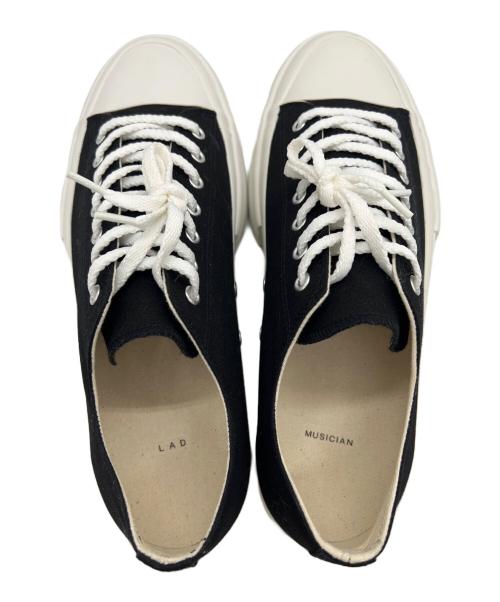 LAD MUSICIAN（ラッドミュージシャン）LAD MUSICIAN (ラッドミュージシャン) ローカットスニーカー ブラック サイズ:44の古着・服飾アイテム