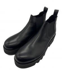 LAD MUSICIAN（ラッドミュージシャン）の古着「サイドゴアブーツ」｜ブラック