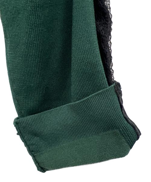 HER LIP TO（ハーリップトゥ）HER LIP TO (ハーリップトゥ) 長袖ワンピース グリーン サイズ:Mの古着・服飾アイテム