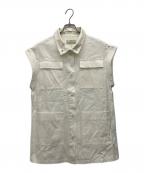 GALLARDA GALANTE NAVYガリャルダガランテネイビー）の古着「スクエアスリーブジャケット」｜ホワイト