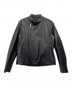 LAD MUSICIANラッドミュージシャン）の古着「レザージャケット」｜ブラック