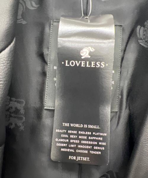 LOVELESS（ラブレス）LOVELESS (ラブレス) ライダースジャケット ブラック サイズ:3の古着・服飾アイテム