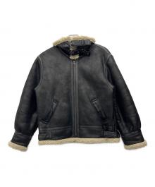 UNGRID（アングリッド）の古着「フェイクムートンボアブルゾン」｜ブラック