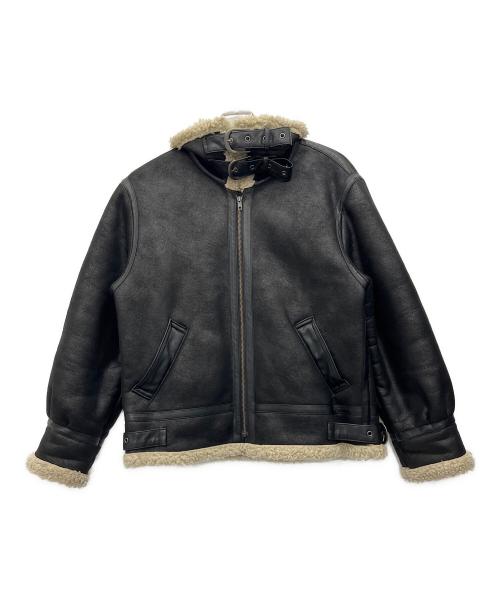 UNGRID（アングリッド）UNGRID (アングリッド) フェイクムートンボアブルゾン ブラック サイズ:Mの古着・服飾アイテム