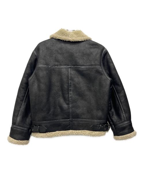 UNGRID（アングリッド）UNGRID (アングリッド) フェイクムートンボアブルゾン ブラック サイズ:Mの古着・服飾アイテム