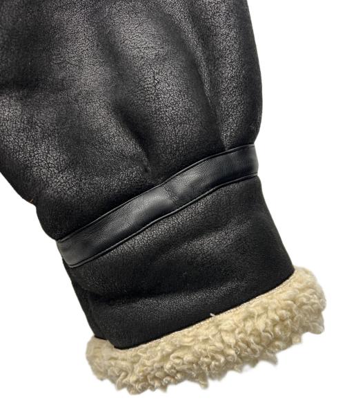 UNGRID（アングリッド）UNGRID (アングリッド) フェイクムートンボアブルゾン ブラック サイズ:Mの古着・服飾アイテム