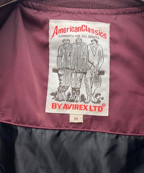 AVIREX（アヴィレックス）AVIREX (アヴィレックス) スタジャン ボルドー サイズ:Mの古着・服飾アイテム