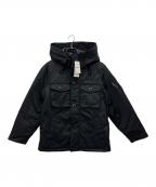 AVIREXアヴィレックス）の古着「フーデッドジャケット」｜ブラック