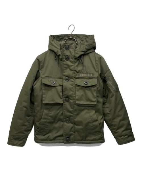 AVIREX（アヴィレックス）AVIREX (アヴィレックス) フライトジャケット カーキ サイズ:Mの古着・服飾アイテム