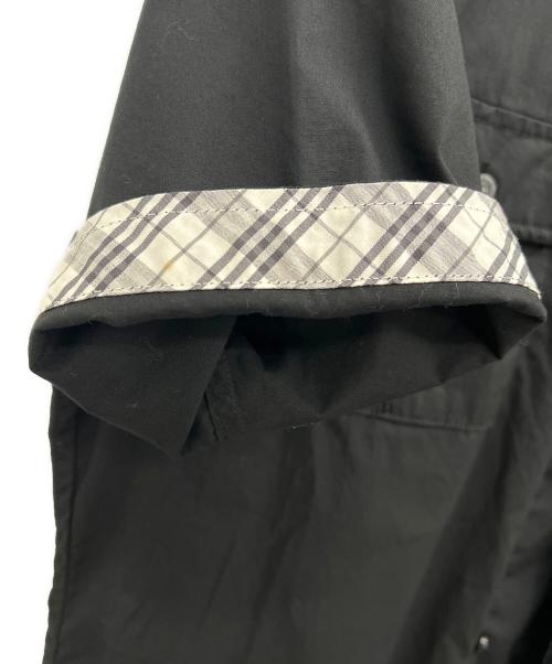 BURBERRY BLACK LABEL（バーバリーブラックレーベル）BURBERRY BLACK LABEL (バーバリーブラックレーベル) 半袖シャツ ブラック サイズ:2の古着・服飾アイテム
