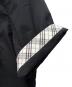 中古・古着 BURBERRY BLACK LABEL (バーバリーブラックレーベル) 半袖シャツ ブラック サイズ:2：4000円