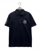 BURBERRY BLACK LABELバーバリーブラックレーベル）の古着「ポロシャツ」｜ブラック