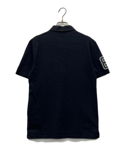 BURBERRY BLACK LABEL（バーバリーブラックレーベル）BURBERRY BLACK LABEL (バーバリーブラックレーベル) ポロシャツ ブラック サイズ:2の古着・服飾アイテム