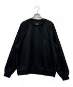 Needlesニードルズ）の古着「Track Crew Neck Shirt Poly Smooth」｜ブラック