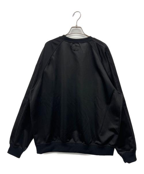 Needles（ニードルズ）Needles (ニードルズ) Track Crew Neck Shirt Poly Smooth ブラック サイズ:Lの古着・服飾アイテム