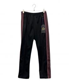 Needles（ニードルズ）の古着「ナロートラックパンツ」｜ブラック×ピンク