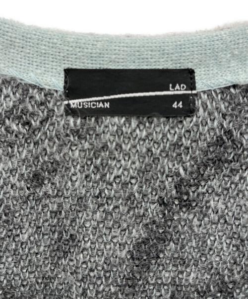 LAD MUSICIAN（ラッドミュージシャン）LAD MUSICIAN (ラッドミュージシャン) 厚手カーディガン グレー サイズ:44の古着・服飾アイテム