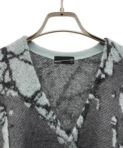 LAD MUSICIAN（ラッドミュージシャン）LAD MUSICIAN (ラッドミュージシャン) 厚手カーディガン グレー サイズ:44の古着・服飾アイテム