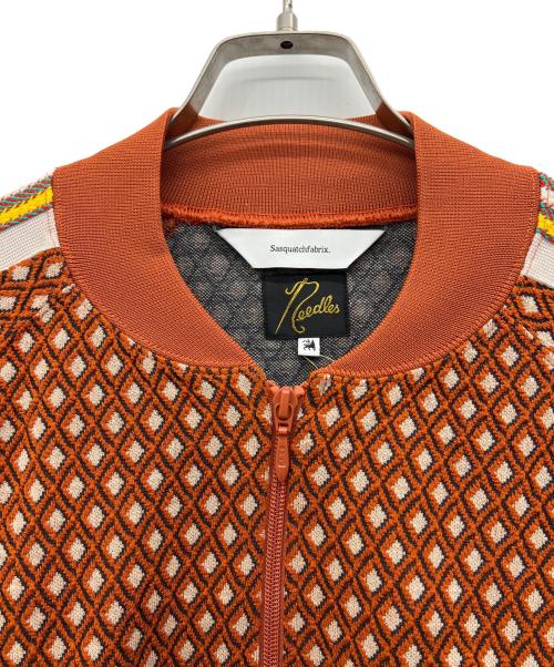 Needles（ニードルズ）Needles (ニードルズ) SASQUATCHfabrix. (サスクワッチファブリックス) トラックジャケット オレンジ サイズ:Lの古着・服飾アイテム