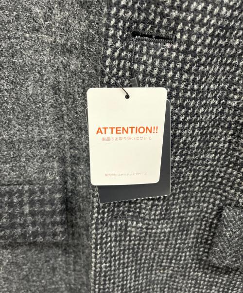 BEAUTY&YOUTH（ビューティーアンドユース）BEAUTY&YOUTH (ビューティーアンドユース) Harris Tweed (ハリスツイード) チェスターコート ブラック サイズ:Mの古着・服飾アイテム