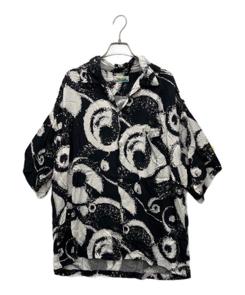 penneys HAWAII（penneys HAWAII）penneys HAWAII (penneys HAWAII) アロハシャツ ホワイト×ブラック サイズ:Lの古着・服飾アイテム