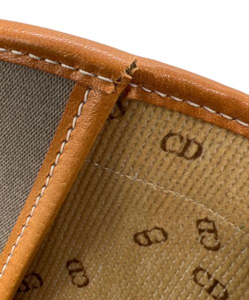 Christian Dior（クリスチャン ディオール）Christian Dior (クリスチャン ディオール) ショルダーバッグ グレー×ブラウンの古着・服飾アイテム