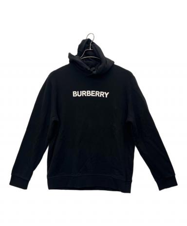 中古・古着通販】BURBERRY (バーバリー) パーカー ブラック サイズ:L