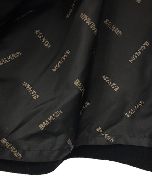 BALMAIN（バルマン）BALMAIN (バルマン) カシミヤコート ブラック サイズ:Mの古着・服飾アイテム