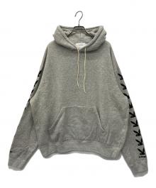 UNUSED×PLAY BOY（アンユーズド×プレイボーイ）の古着「プルオーバーパーカー」｜グレー