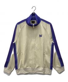 Needles（ニードルズ）の古着「トラックジャケット」｜ベージュ×パープル