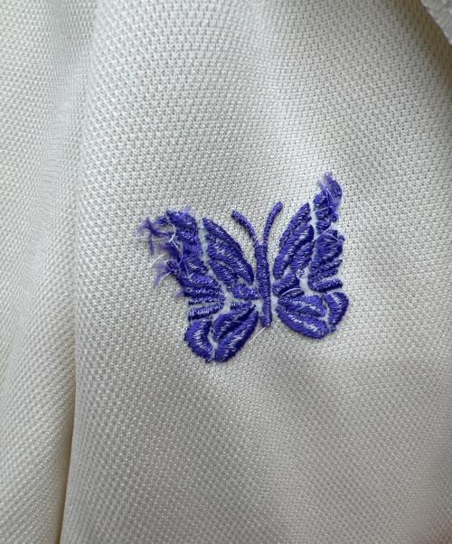 Needles（ニードルズ）Needles (ニードルズ) トラックジャケット ベージュ×パープル サイズ:Lの古着・服飾アイテム