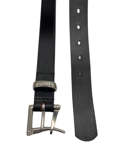 Needles（ニードルズ）Needles (ニードルズ) レザーベルト ブラックの古着・服飾アイテム