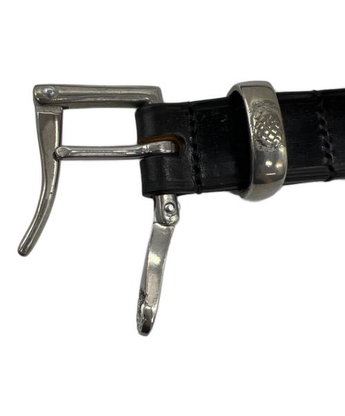 Needles（ニードルズ）Needles (ニードルズ) レザーベルト ブラックの古着・服飾アイテム