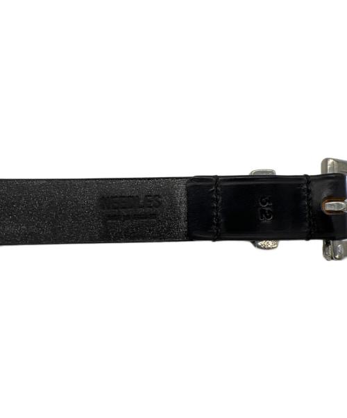 Needles（ニードルズ）Needles (ニードルズ) レザーベルト ブラックの古着・服飾アイテム