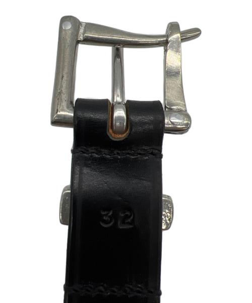 Needles（ニードルズ）Needles (ニードルズ) レザーベルト ブラックの古着・服飾アイテム