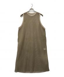 HYKE（ハイク）の古着「ノースリーブ・キャミソールワンピース」｜オリーブ