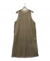 HYKE（ハイク）の古着「ノースリーブ・キャミソールワンピース」｜オリーブ