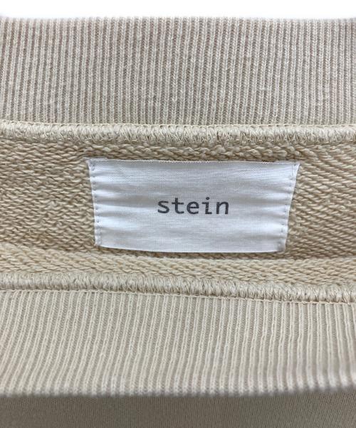 stein（シュタイン）stein (シュタイン) クルーネックスウェット ベージュ サイズ:Mの古着・服飾アイテム