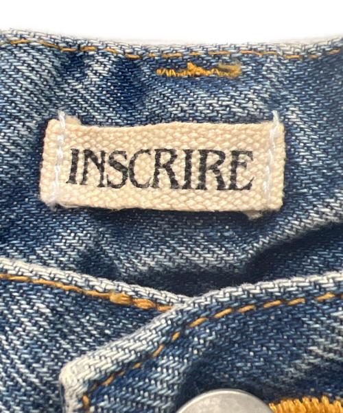 INSCRIRE（アンスクリア）INSCRIRE (アンスクリア) デニムパンツ ブルー サイズ:34の古着・服飾アイテム