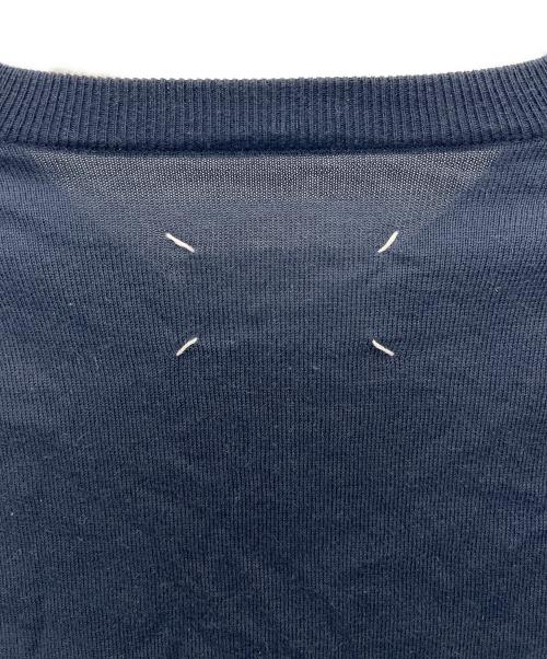 Maison Margiela（メゾンマルジェラ）Maison Margiela (メゾンマルジェラ) 薄手ニット ネイビー サイズ:Sの古着・服飾アイテム