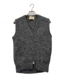 JUN MIKAMI（ジュン ミカミ）の古着「ニットベスト」｜グレー