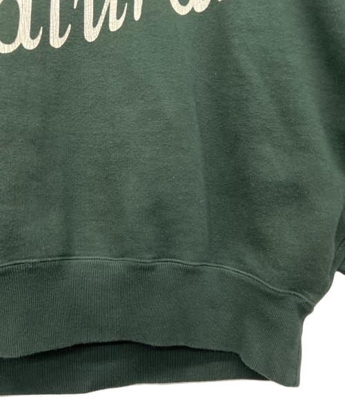 INSCRIRE（アンスクリア）INSCRIRE (アンスクリア) クルーネックスウェット グリーン サイズ:Sの古着・服飾アイテム