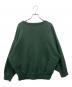 INSCRIRE (アンスクリア) クルーネックスウェット グリーン サイズ:S：6000円