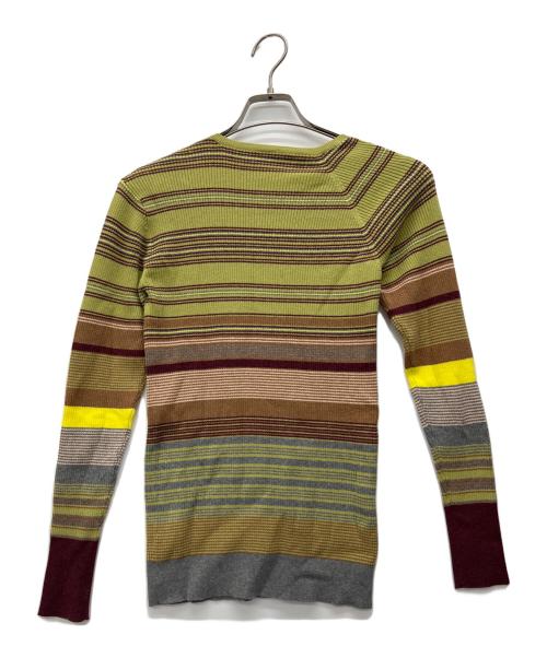 JUN MIKAMI（ジュン ミカミ）JUN MIKAMI (ジュン ミカミ) 薄手ニット グリーン サイズ:Freeの古着・服飾アイテム