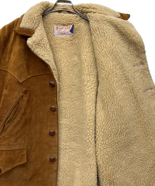 WESTERN（ウェスタン）WESTERN (ウェスタン) Schott (ショット) ランチコート ブラウン サイズ:42の古着・服飾アイテム